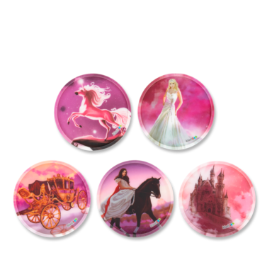 Ergobag klettie-Set accessoires sac licornes Rosa Violet Neuf 