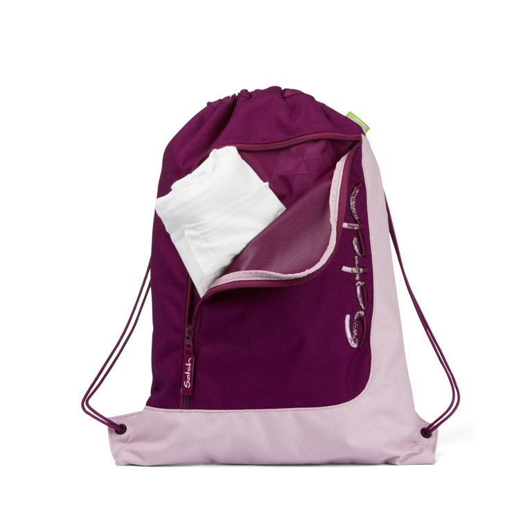satch Gymbag Sporttasche Sportrucksack Tasche Solid Purple Violett Rosa Neu 