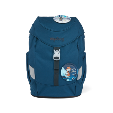 ergonomischer Kinderrucksack 500 g Kindergarten Vorschule 10 Liter Ergobag Mini BlaulichtBär Blau DIN A4 