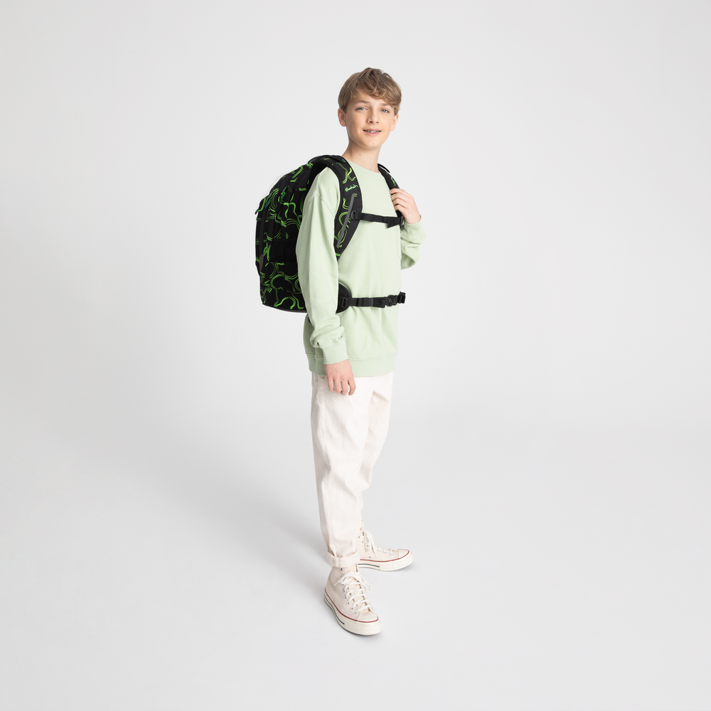 Supreme green outlet backpack