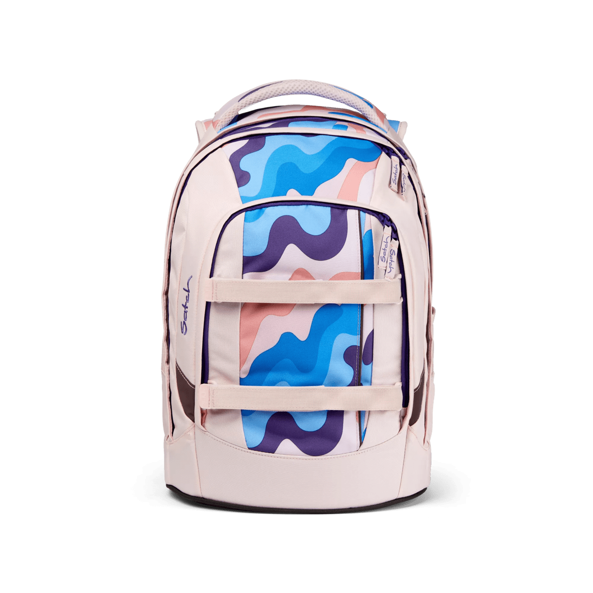 Neon candy store coral backpack