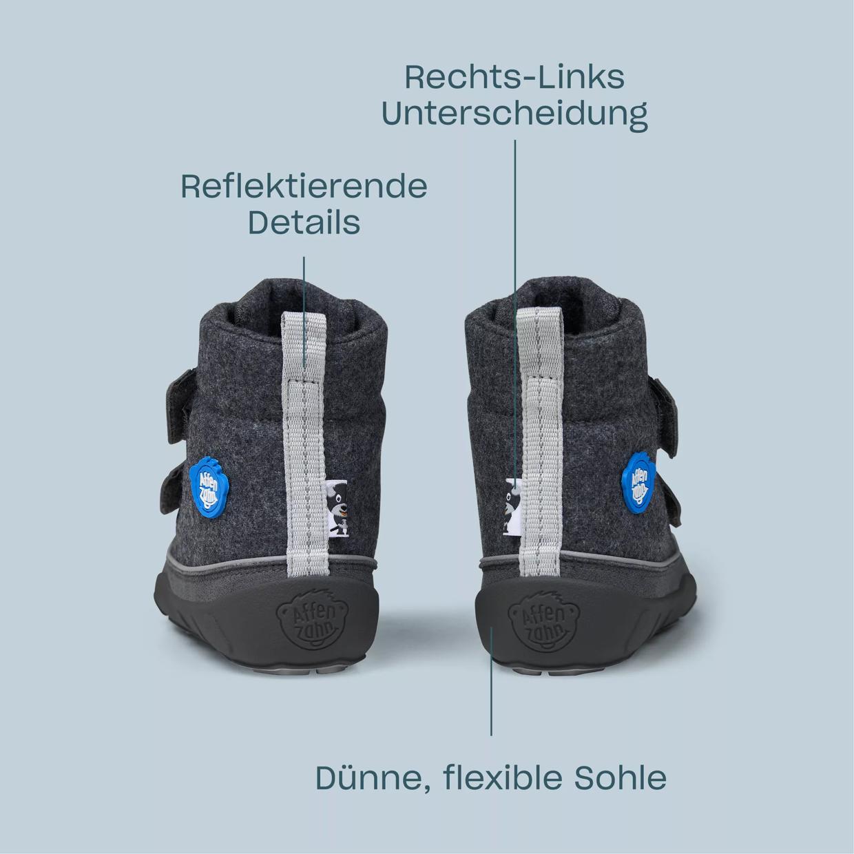 Affenzahn Winterstiefel Wolle Comfy Hund - 27