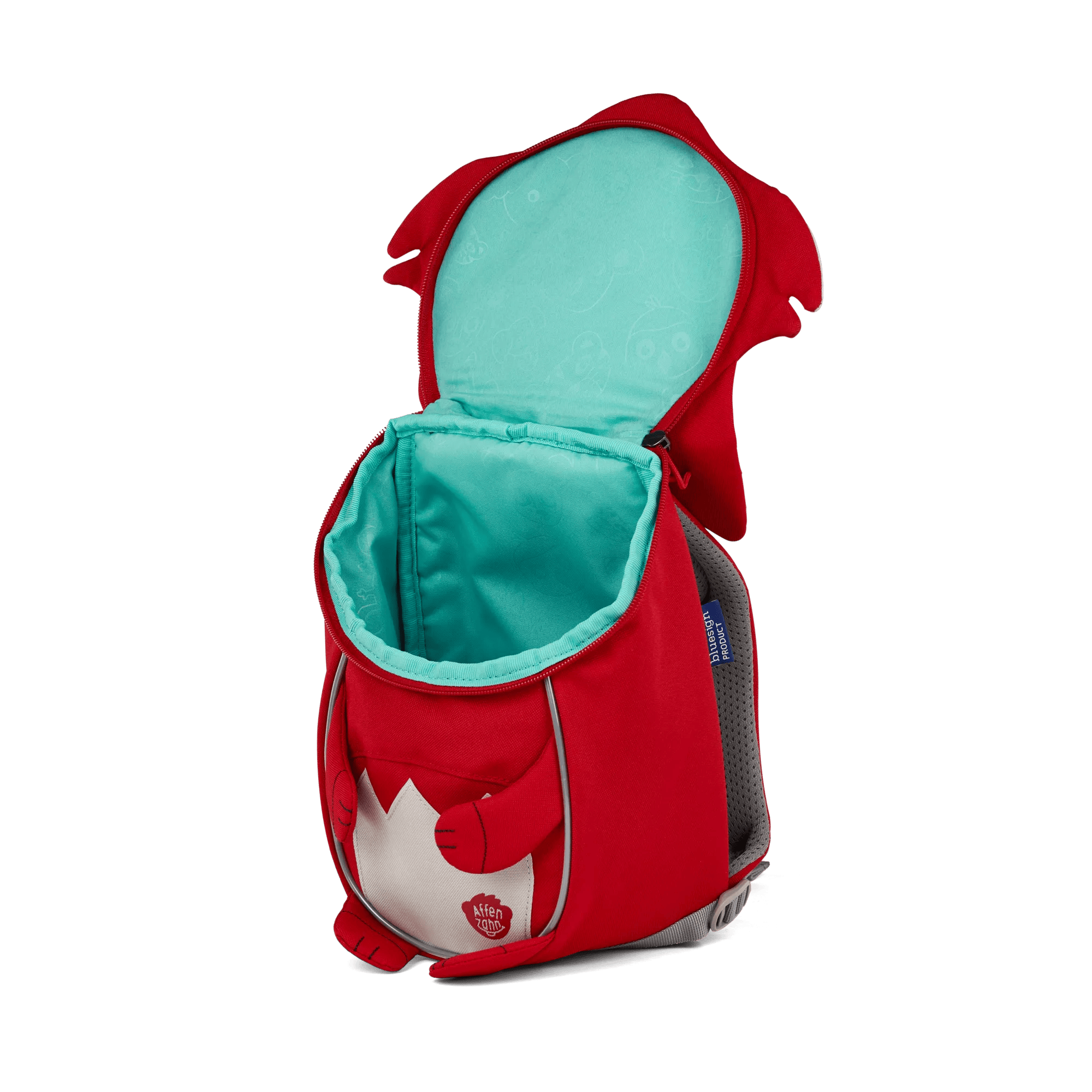 Affenzahn Kinder Rucksack 'Kleiner Freund' – Nachhaltig Aus Recycelten PET-Flaschen, Mit Reflektoren, Verstellbar