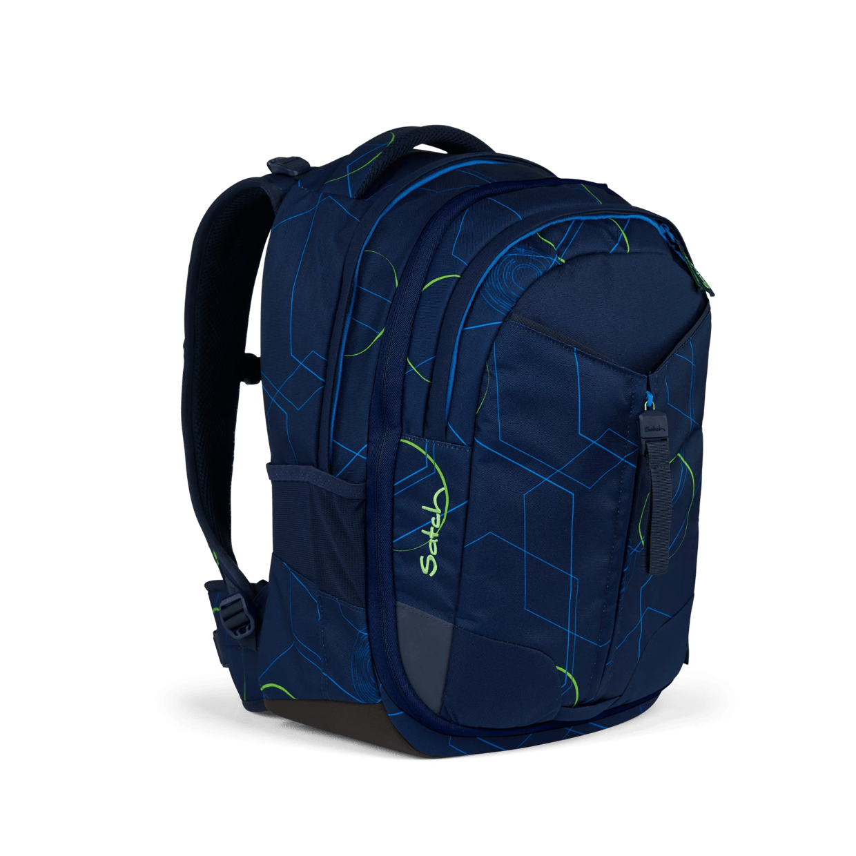 Satch Match Schulrucksack Einzeln Blue Tech