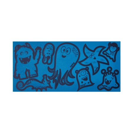 Reflexie Sticker Blau