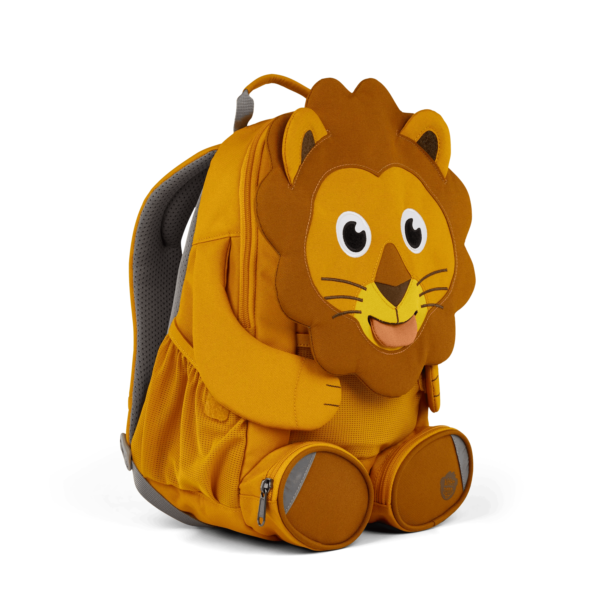 Harry Bear Kinderrucksack Löwe | Gelb-oranger Safari-Rucksack Mit 3D-Mähne | Für Schule & Ausflüge
