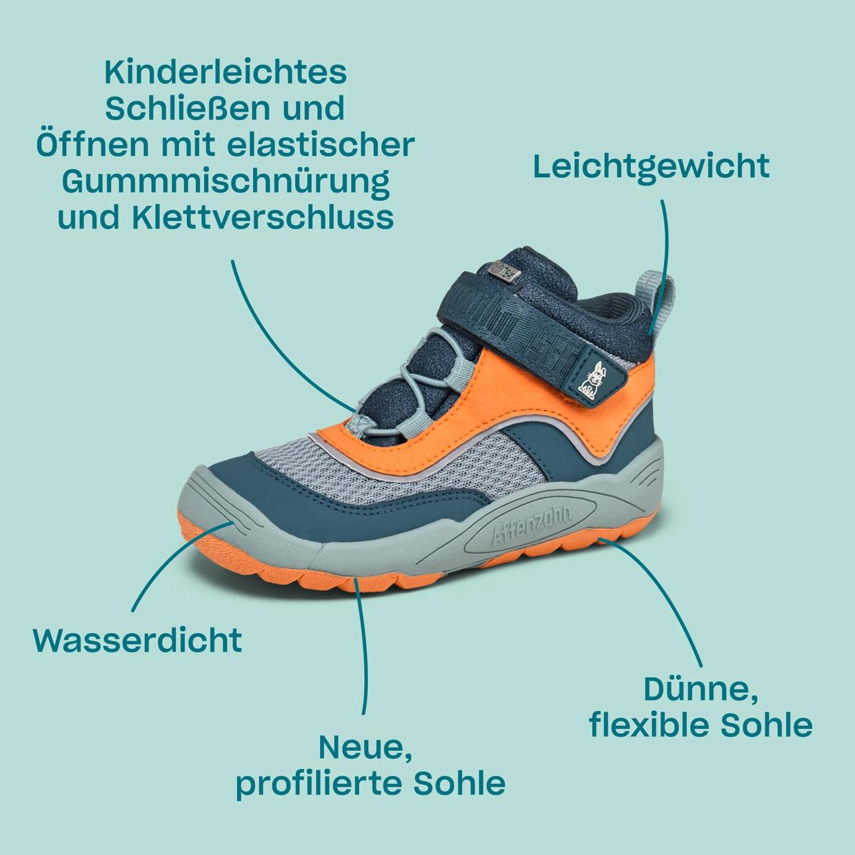 Affenzahn Übergangsschuh Vegan Explory Hase - 27