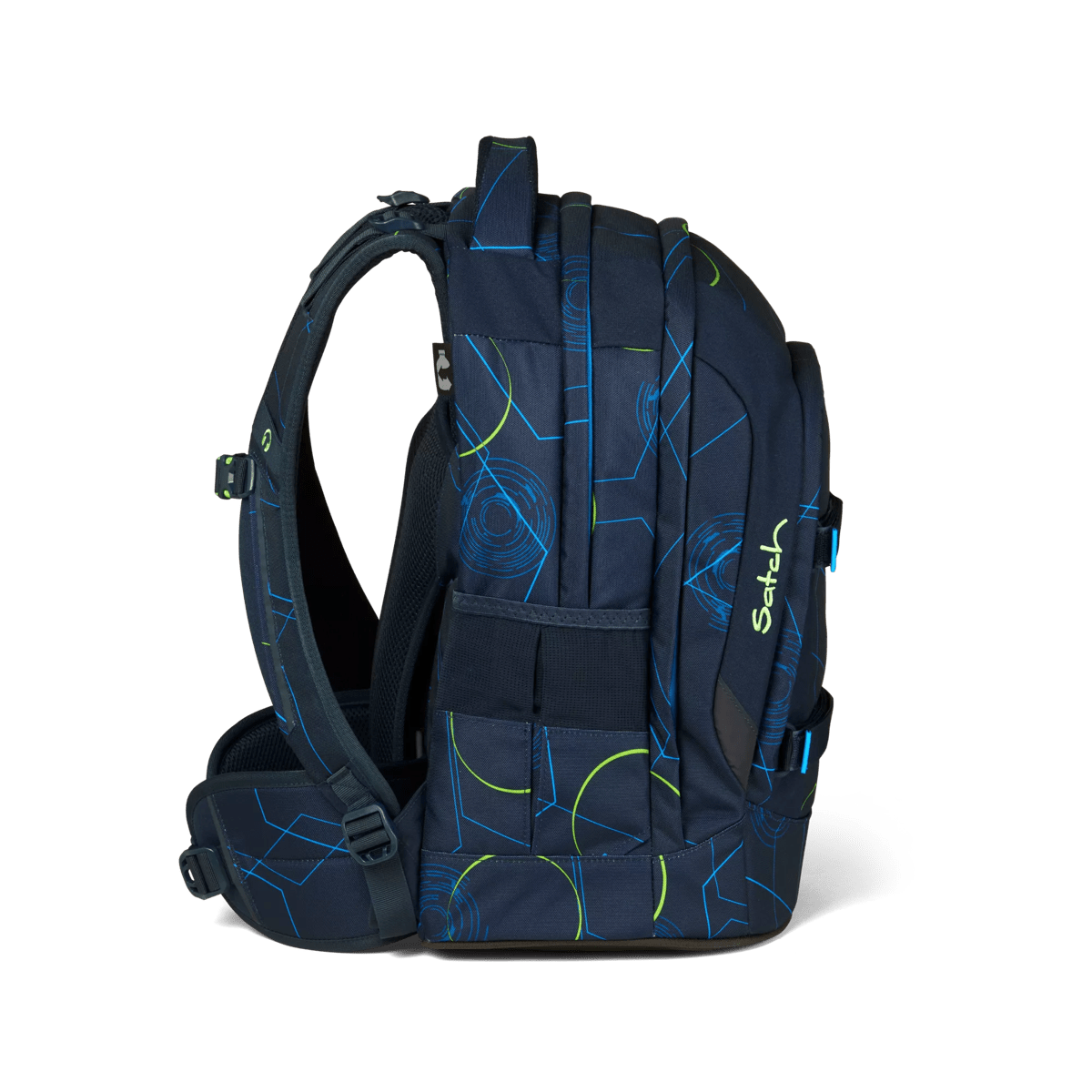 Satch Astuccio Rigido - Blue Tech - Blu/Verde - Inclusa Squadra unisex  (bambini)